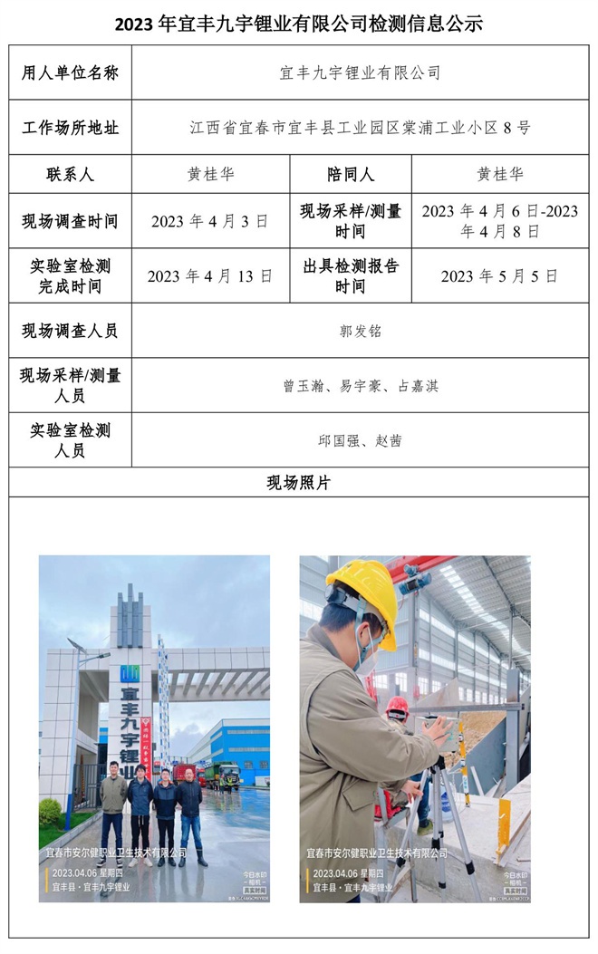 2023年宜豐九宇鋰業(yè)有限公司檢測信息公示.jpg